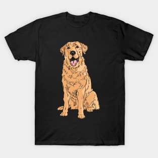 Golden Retriever - best family dog in the world T-Shirt